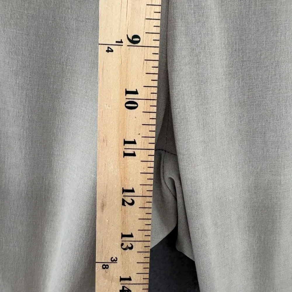 LinkSoul John Ashworth Men’s 34 Khaki Golf Pants Stretch Performance Flat Front